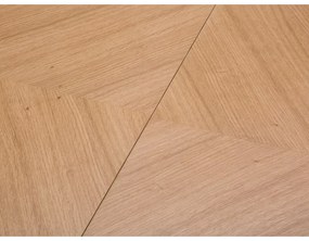 Кръгла сгъваема трапезна маса с допълнителна плоча с дъбов плот ø 120 cm Magnus – Windsor &amp; Co Sofas