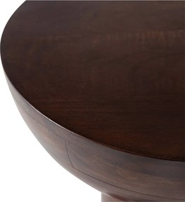 Кръгла странична масичка от масивно манго ø 46 cm Emel – WOOOD