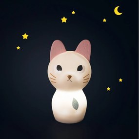 Светлорозова детска лампа ø 8,5 cm Cat - Moulin Roty