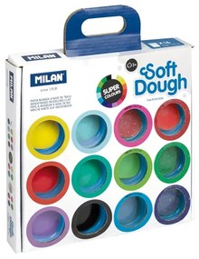 Milan Тесто за моделиране Soft Dough, 16 цвята