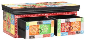 Sonata H Шкаф за стенен ТВ 60x30x24 см Здрава дървесина Груба манго