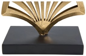 Метална статуетка в златна декорация Triple Leaf - Mauro Ferretti