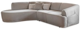 Кремав ъглов диван (ляв ъгъл) Bella Siena - Miuform