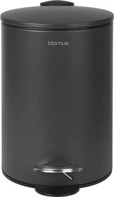 Антрацитно стоманено кошче за боклук с педал 3 l Tubo – Blomus