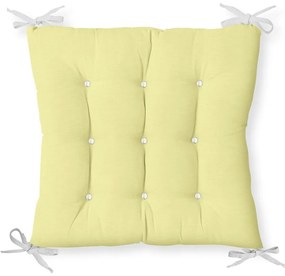 Възглавница за сядане от памучна смес Lime, 40 x 40 cm - Minimalist Cushion Covers