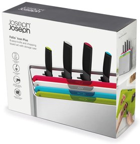 Комплект дъски за рязане и ножове с поставка 10x32 cm Folio Icon Plus – Joseph Joseph