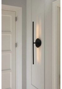 Черна метална LED затъмняваща се стенна лампа Omni Wall – UMAGE