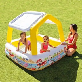 Детски басейн със сенник дъга Intex 57470