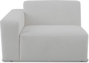 Бял модулен диван от букле (ляв ъгъл) Roxy – Scandic