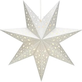 Коледна светлинна украса в сребристо ø 45 cm Solvalla - Markslöjd