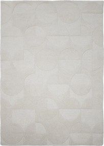 Ръчно изработен вълнен килим в цвят слонова кост 160x230 cm Gigi – Flair Rugs