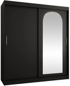 Гардероб Selfie 180 плъзгащ-Черно