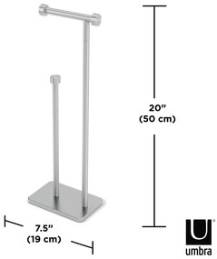 Стоманен държач за тоалетна хартия Cappa - Umbra