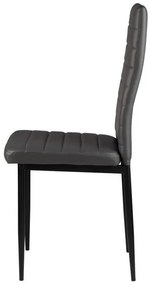 Комплект от 4 елегантни стола в сиво с непреходен дизайн