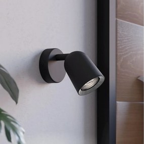 Eglo 901952 - Стенно точково осветително тяло CAMALDOLI 1xGU10/5W/230V черно