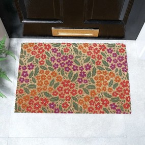 Изтривалка от кокосови влакна 40x60 cm Floral – Artsy Doormats