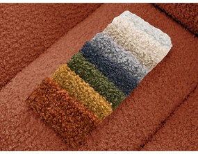 Диван от прежда с примки от букле в тухлен цвят 232 cm Hippolyte – Bobochic Paris