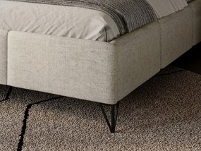 Облегнато легло Loren-Светлобежово-180 x 200