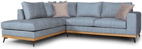 Ъглов диван Rotondo-Сиел-Ляво