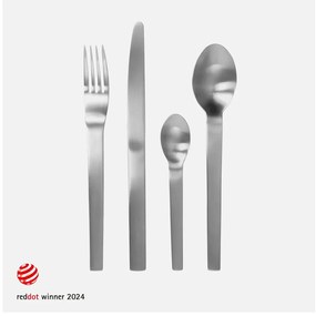 Прибори за хранене от неръждаема стомана в сребрист цвят 24 бр. Boldi – FABINI