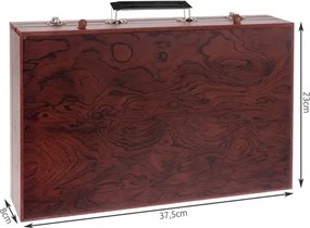 Художествен комплект за рисуване в куфар 148 части – пълен арт сет за деца и възрастни