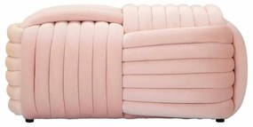 Светлорозова кадифена пейка Softy – Mauro Ferretti