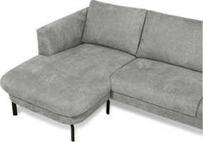 Светлосив ъглов диван (ляв ъгъл) Gomero – Scandic