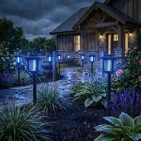 СОЛАРНА ГРАДИНСКА ЛАМПА срещу насекоми LED J-22 Black