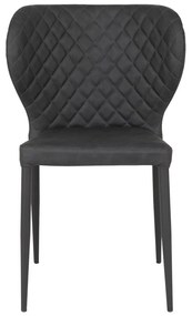 Тъмносиви трапезни столове в комплект от 4 броя Pisa - House Nordic