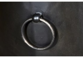 Черен метален шкаф за вино за 9 броя бутилки, 60x85 cm Luni – Interia Home &amp; Living