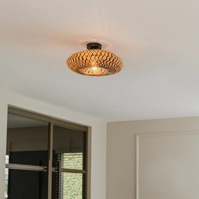 Ориенталски таванен аплик черен бамбук 40 см - Ostrava