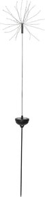 Външно соларно LED осветително тяло с бели светодиоди, височина 100 cm Firework - Star Trading