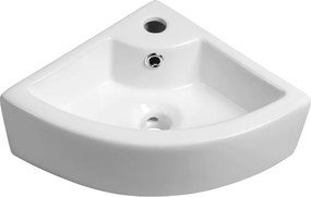 Бял керамичен малък умивалник 33x33 cm Gynt – Sapho