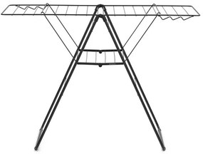 Сушилник за дрехи Brabantia Hangon 1004165, 20 м, 6 закачалки, Регулируем, Заключване за деца, Черен/мат