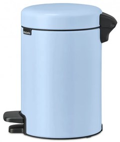 Кош за боклук с педал Brabantia NewIcon 1005524, 3 л, Плавно затваряне, Противоплъзгаща основа, Светлосин