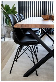 Черни трапезни столове в комплект от 2 броя Oslo - House Nordic