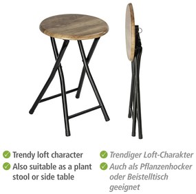 Табуретка в естествен цвят Forio - Wenko