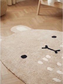 Бежов памучен детски килим подходящ за пране/ръчно изработен 120x152 cm Snuggle Pucki – Hanse Home