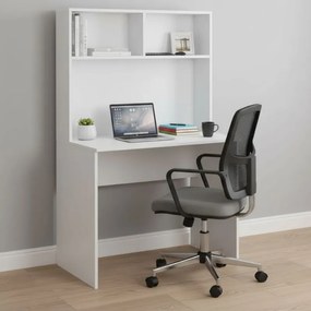 Бюро Trendline TopMebel от меламин в бял цвят 90x52x148cm
