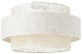 Таванно осветително тяло BOHO 1xE27/60W/230V Ø 40 см крем/юта