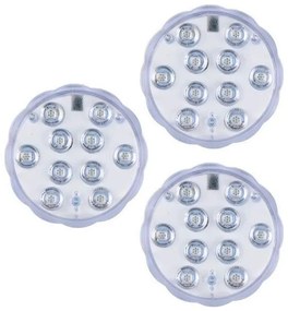 Grundig - Комплект от 3 димируеми LED RGBW осветителни тела LED/3W/3xAAA IP65 + дистанционно управление