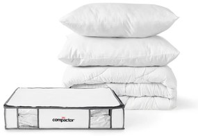 Вакуумни подсилени текстилни кутии за съхранение на дрехи в комплект 3 бр. 45x65x15,5 cm Life – Compactor