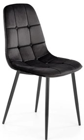 Трапезен стол KINDREL, 1 бр., черен