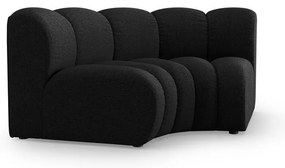 Антрацитен шенилов модул за диван (променлив) Lupine – Micadoni