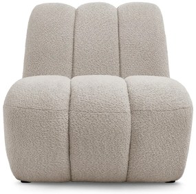 Бежово кресло от прежда с примки от букле Janissaire – Bobochic Paris