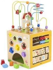 Голям дидактически куб с активности - Viga Toys