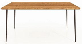 Дъбова маса за хранене 200x90 cm Kula - The Beds