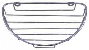 Стенен рафт за душ 12,7x23 cm лъскав хром