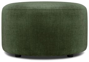Зелен кадифен пуф , ø 68 cm Debbie - Mazzini Sofas