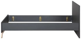 Черно детско легло 90x200 cm Jara - Roba